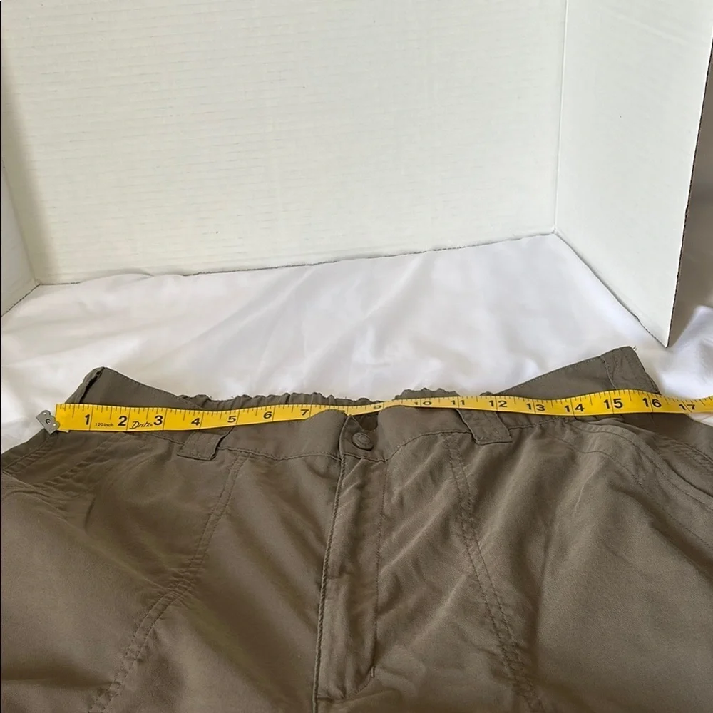 Gray Cargo Jogger Pants with Elastic Cuffs